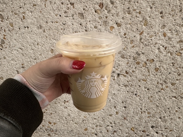 Starbucks holiday drinks ranked - iced chai peppermint