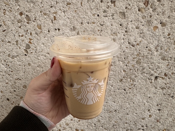 Starbucks holiday drinks ranked - iced chestnut praline