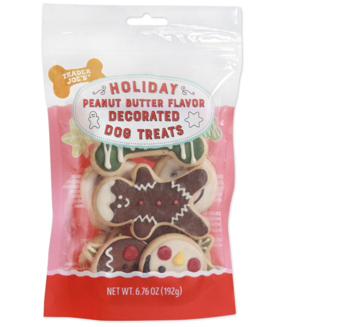 Trader Joes Holiday Products 2023 - holiday dog treats