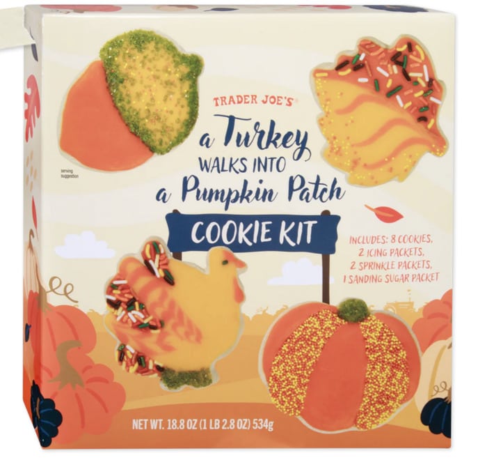 Trader Joes Holiday Products 2023 - turkey pumpkin cookies