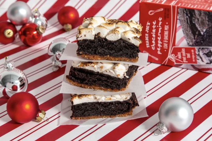 Trader Joes Holiday Products 2023 - chocolate peppermint loaf baking mix