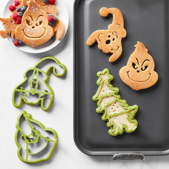 Best Holiday Kitchen Gifts 2023 - William Sonoma x The Grinch Pancake Molds