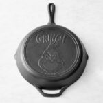 Best Holiday Kitchen Gifts 2023 - Lodge Seasoned Cast Iron Grinch Skillet