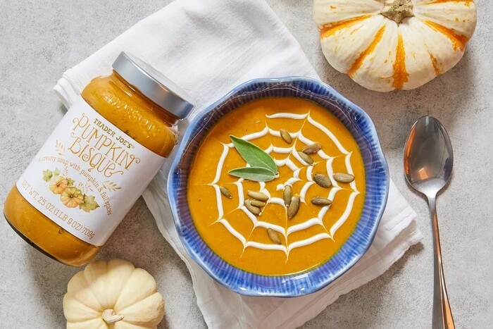 Best Trader Joe's Thanksgiving Items Ranked - Pumpkin Bisque