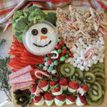 christmas charcuterie boards - Christmas Reds and Greens Snack Board