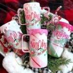 Christmas Houses Mug - Peppermint Swirl Christmas Mug