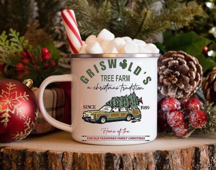 Christmas Houses Mug - Griswold’s Tree Farm Mug
