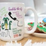 Christmas Houses Mug - “Elf” Quotes Mug