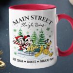 Christmas Houses Mug - Disney Main Street Sleigh Ride Mug