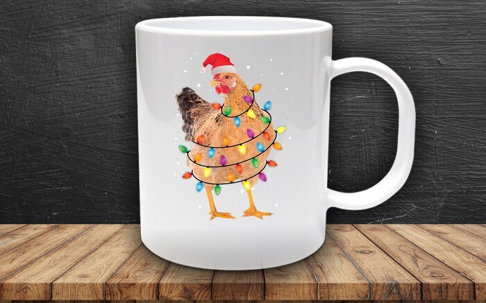 Christmas Mugs - Christmas Chicken Light Mug