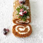 Gingerbread Cakes - Gingerbread Cake Roll with Eggnog Whipped Cream