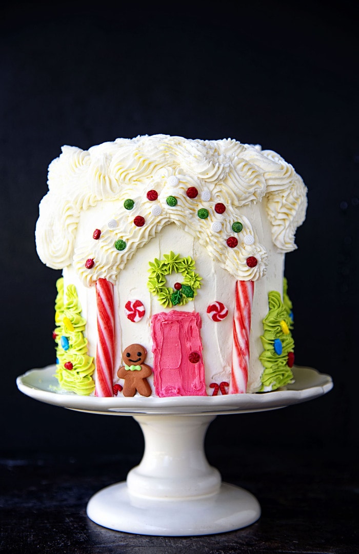 Gingerbread Cakes - Gingerbread House Layer Cake