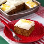 Gingerbread Cakes - Gingerbread Cake with Lemon Cream Cheese Frosting