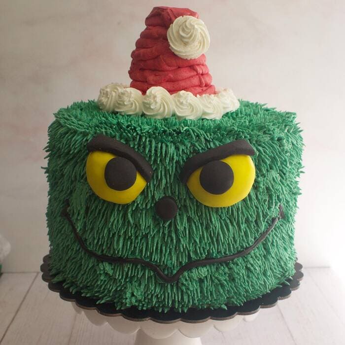 Grinch Cake Ideas - Mr. Grinch Cake