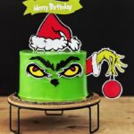 Grinch Cake Ideas - Merry Birthday Grinch Cake