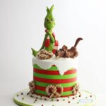 Grinch Cake Ideas - Fondant Grinch Cake