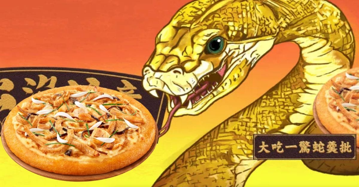Pizza Hut Snake Pizza