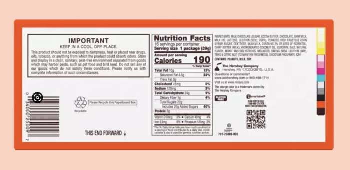 Reese's Caramel Big Cup - Nutritional Information and Ingredients
