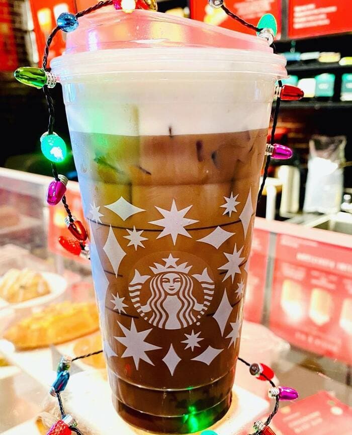 Starbucks Secret Menu Peppermint Drinks - Andes Mint Cold Brew