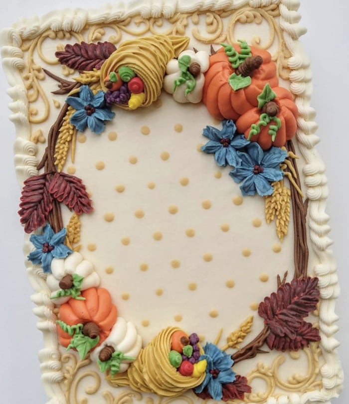 thanksgiving cake ideas - thanksgiving sheet cake