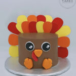 thanksgiving cake ideas - cute turkey