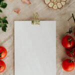 thanksgiving tips - blank menu