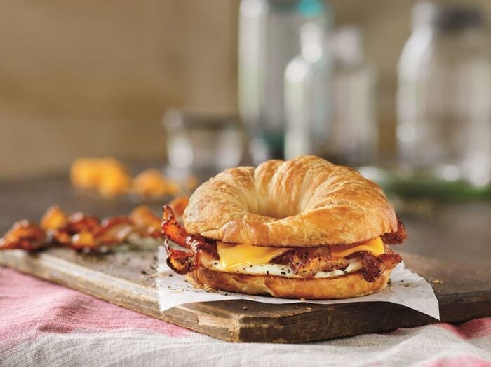 Dunkin Winter Menu 2024 - Sweet Black Pepper Bacon Sandwich