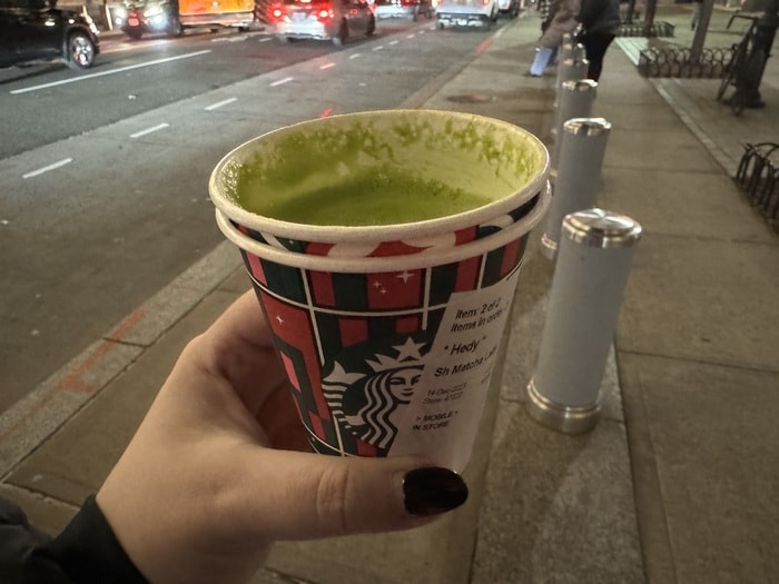 Best Hot Drinks at Starbucks Ranked - Matcha Latte
