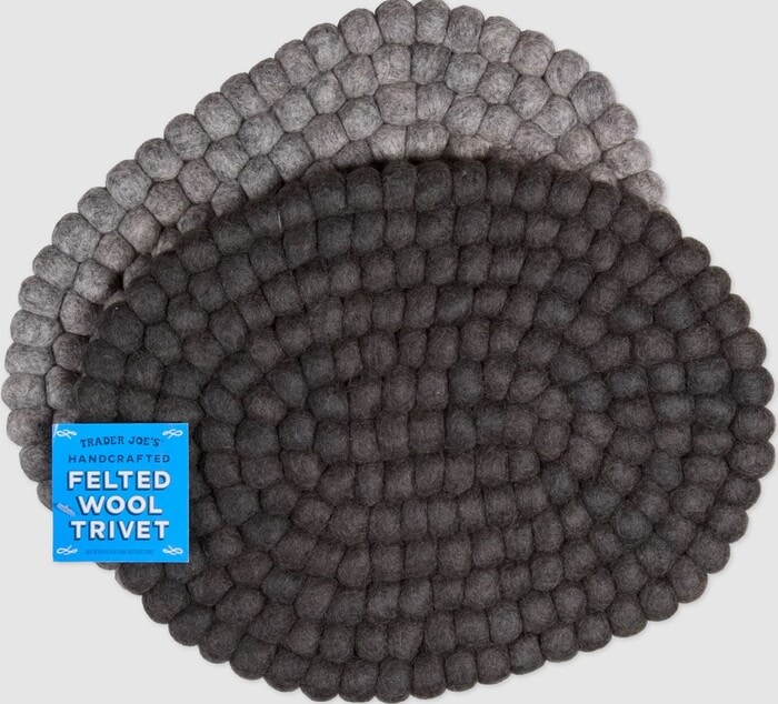 Best Trader Joe's Products December 2023 - Felted Wool Holiday Trivet
