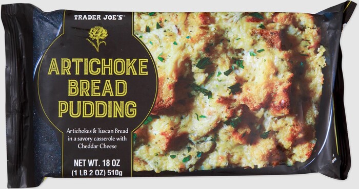 Best Trader Joe's Products December 2023 - Artichoke Bread Pudding