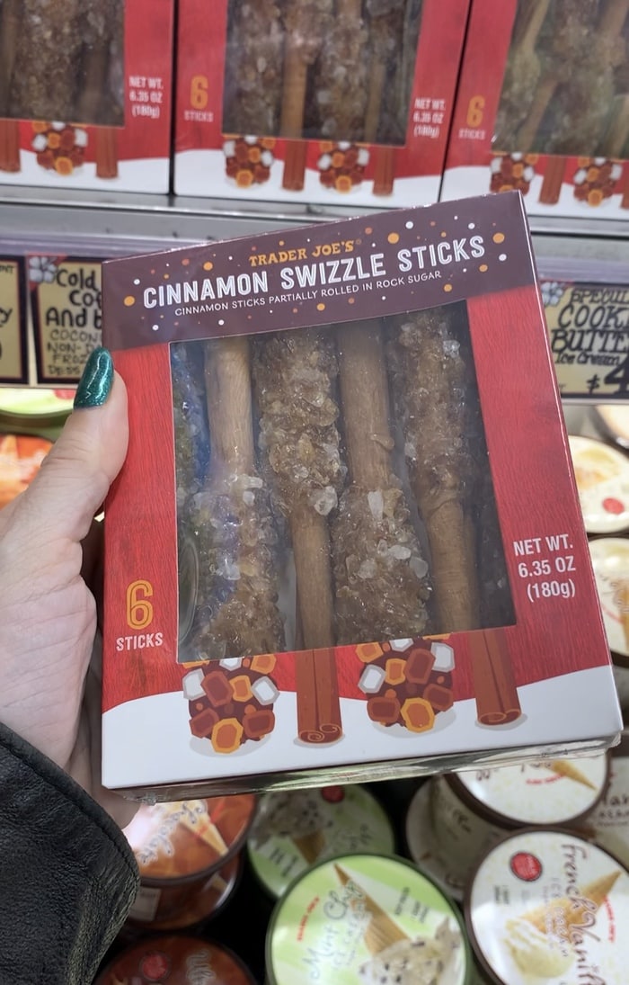 Best Trader Joe's Products December 2023 - cinnamon swizzle sticks