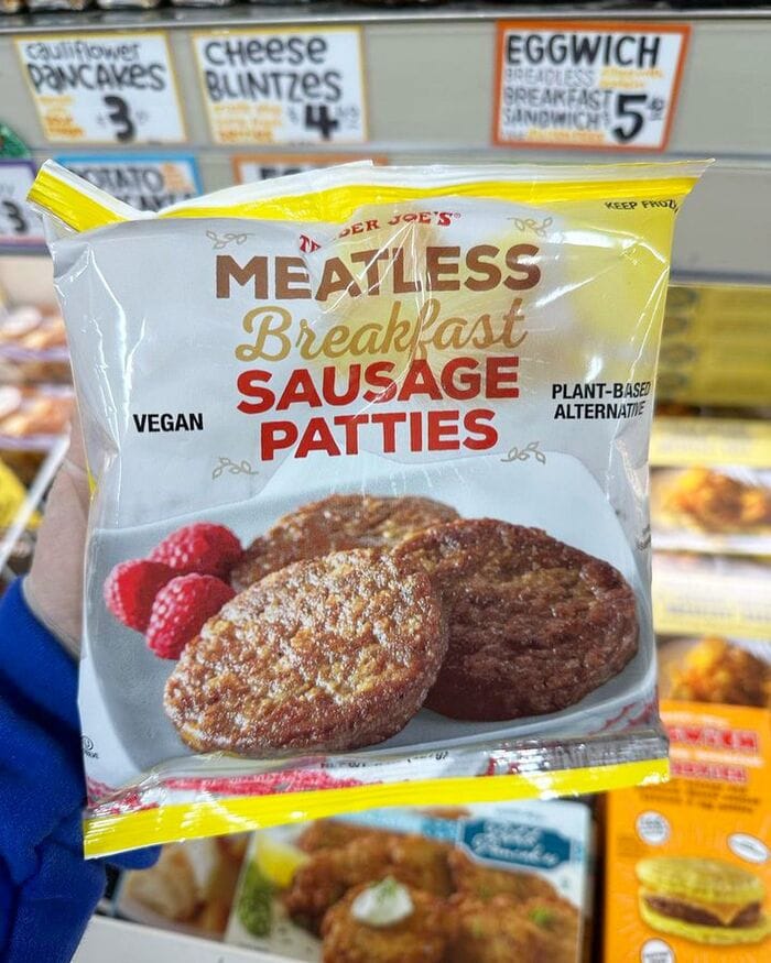 Best Trader Joe's Products December 2023 - Meatless Breakfast Sausage Patties