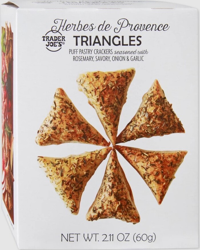 Best Trader Joe's Products December 2023 - Herbes De Provence Triangles