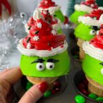 Grinch Cupcakes - Grinch Cone Cupcakes