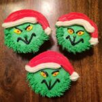 Grinch Cupcakes - Grouchy Grinch Cupcakes