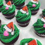 Grinch Cupcakes - Hearts and Baubles Grinch Cupcakes