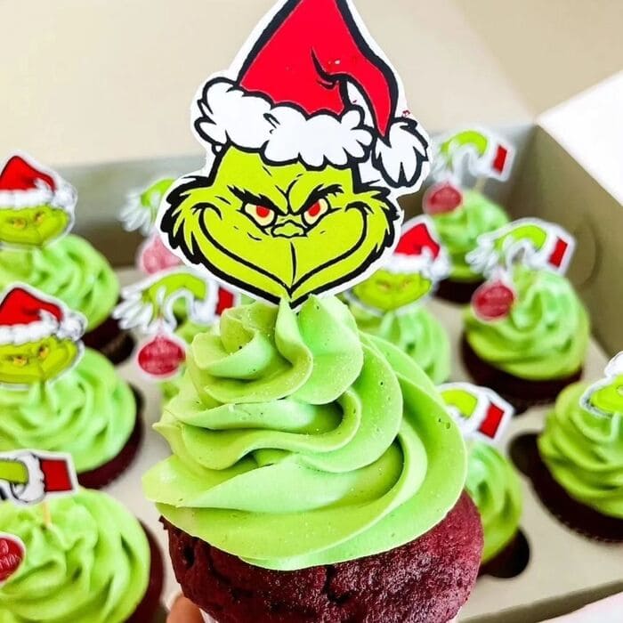 Grinch Cupcakes - Grinch-Themed Cupcakes