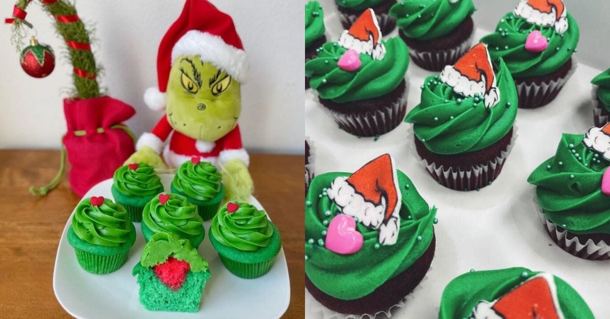 Grinch Cupcakes