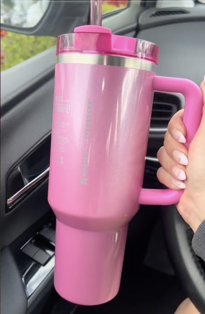 Starbucks pink Stanley cups: Shoppers line up at Targets at 3 a.m.