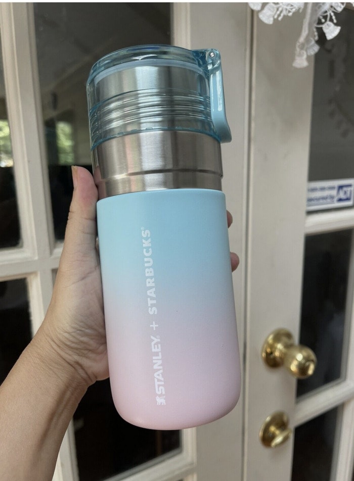 Pink Starbucks Stanley Cup 2024 - blue ombre