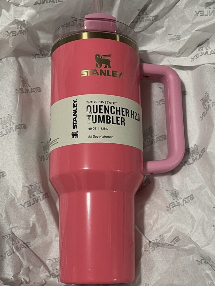 Pink Starbucks Stanley Cup - peach