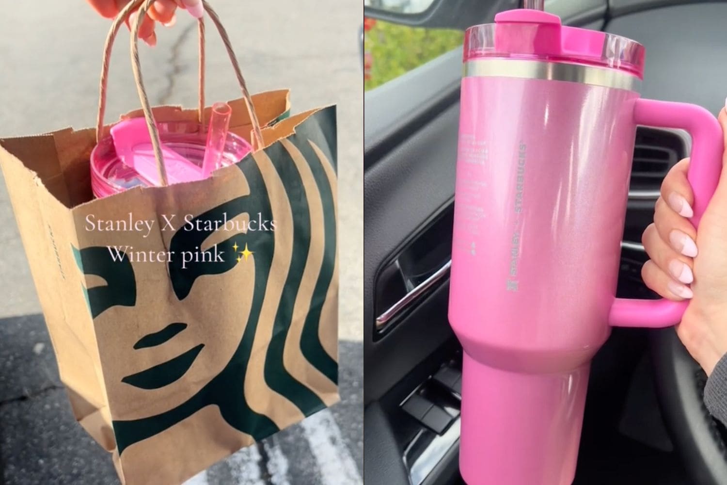 Pink Stanley cups: Will the viral Target/Starbucks tumbler be