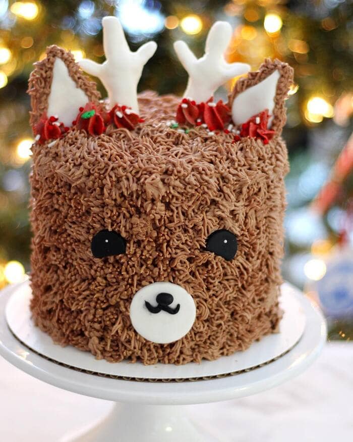 Reindeer Cakes - Fluffy!!!