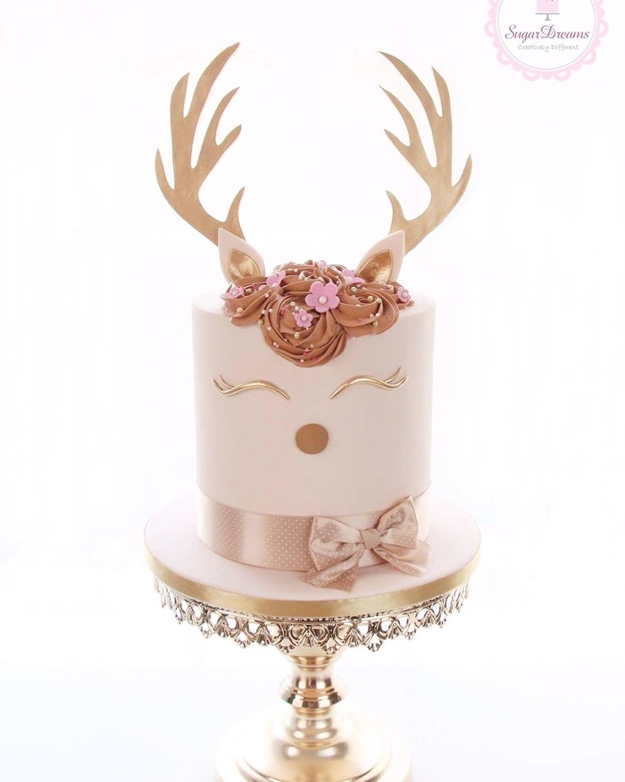 Reindeer Cakes - Rose Gold