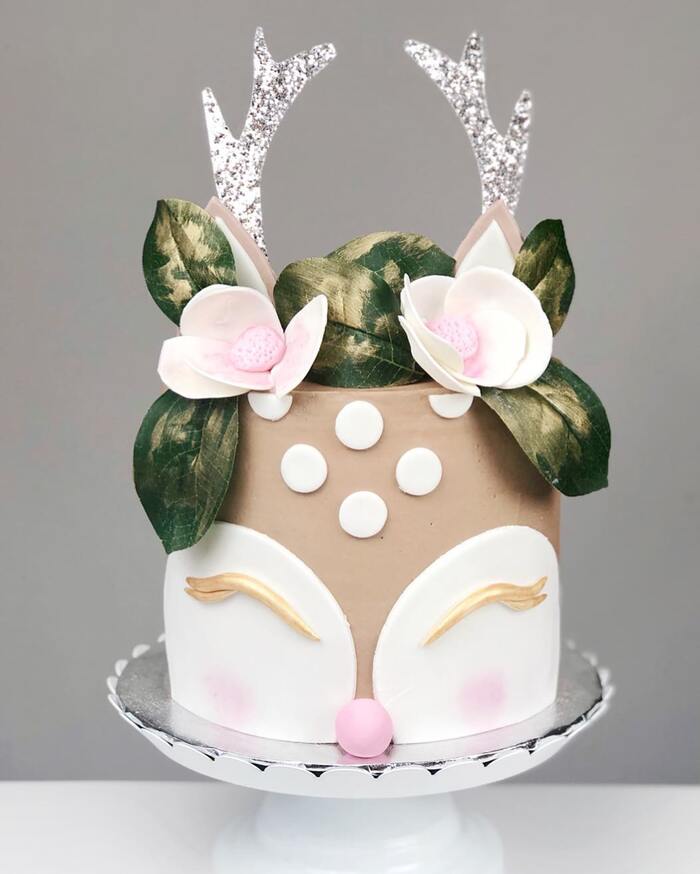 Reindeer Cakes - Flower Crown
