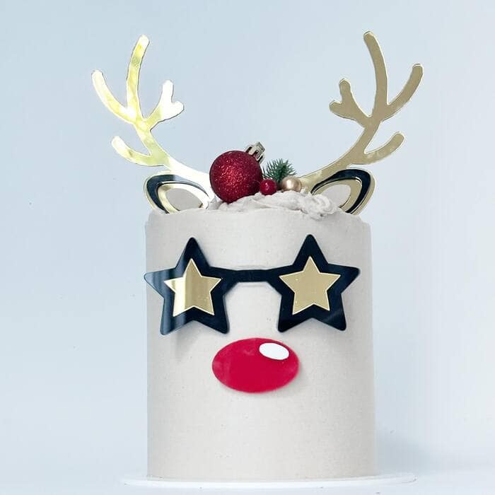 Reindeer Cakes - Star Shades