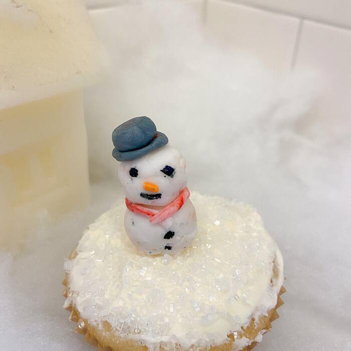 Snowmen Cupcakes - Fondant Snowman Cupcake