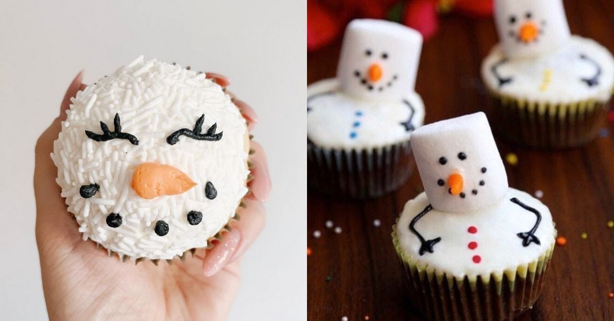 Snowmen Cupcakes