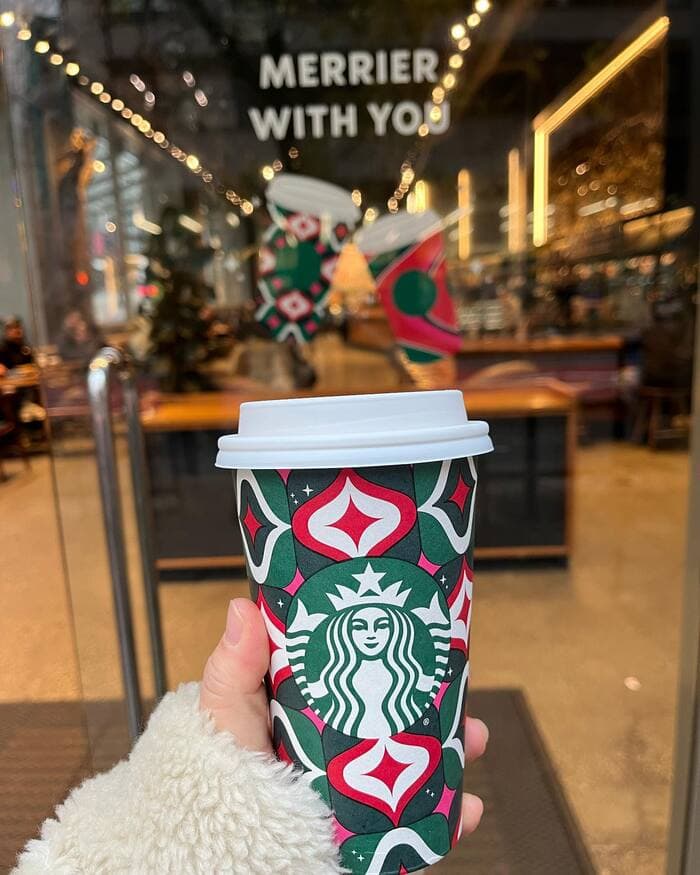 Starbucks Christmas Drinks - Caramel Brulée Latte