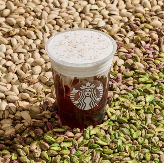 Starbucks Winter Menu 2024 - Pistachio Cream Cold Brew